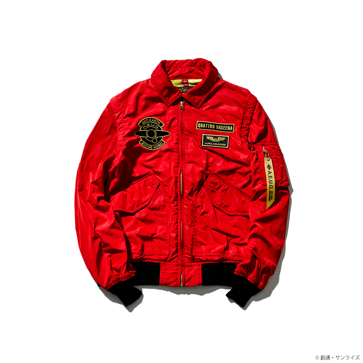 STRICT-G × ALPHA INDUSTRIES CWU-36/P 『機動戦士Zガンダム』クワトロ