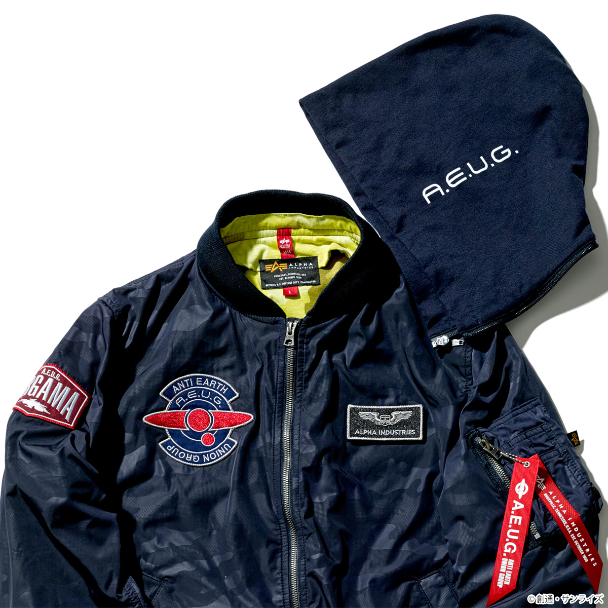 STRICT-G × ALPHA INDUSTRIES LIGHT MA-1 NATUS 『機動戦士Zガンダム』エゥーゴモデル