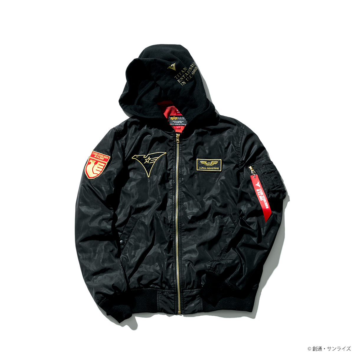 STRICT-G × ALPHA INDUSTRIES LIGHT MA-1 NATUS 『機動戦士Zガンダム』ティターンズモデル