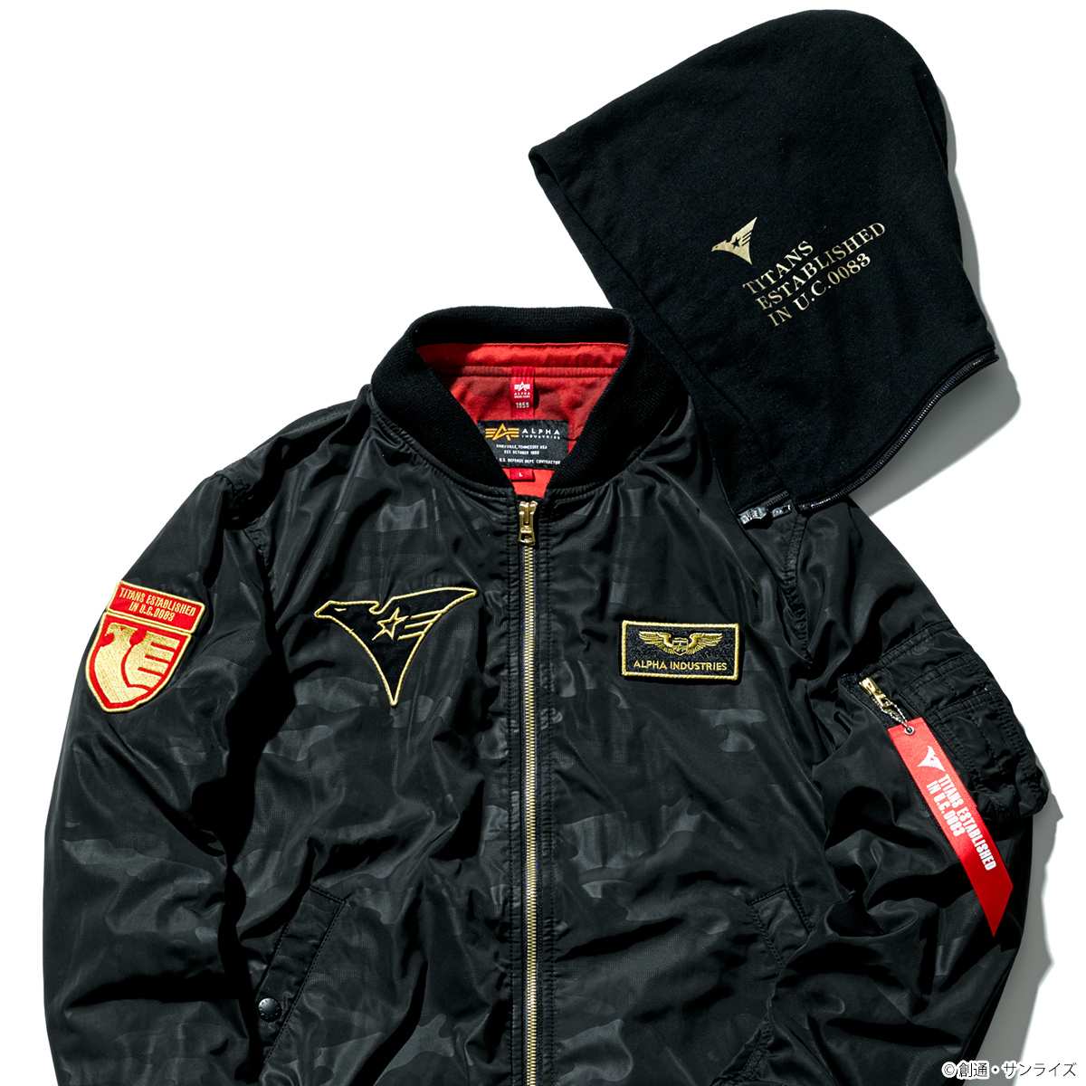 STRICT-G × ALPHA INDUSTRIES LIGHT MA-1 NATUS 『機動戦士Zガンダム』ティターンズモデル