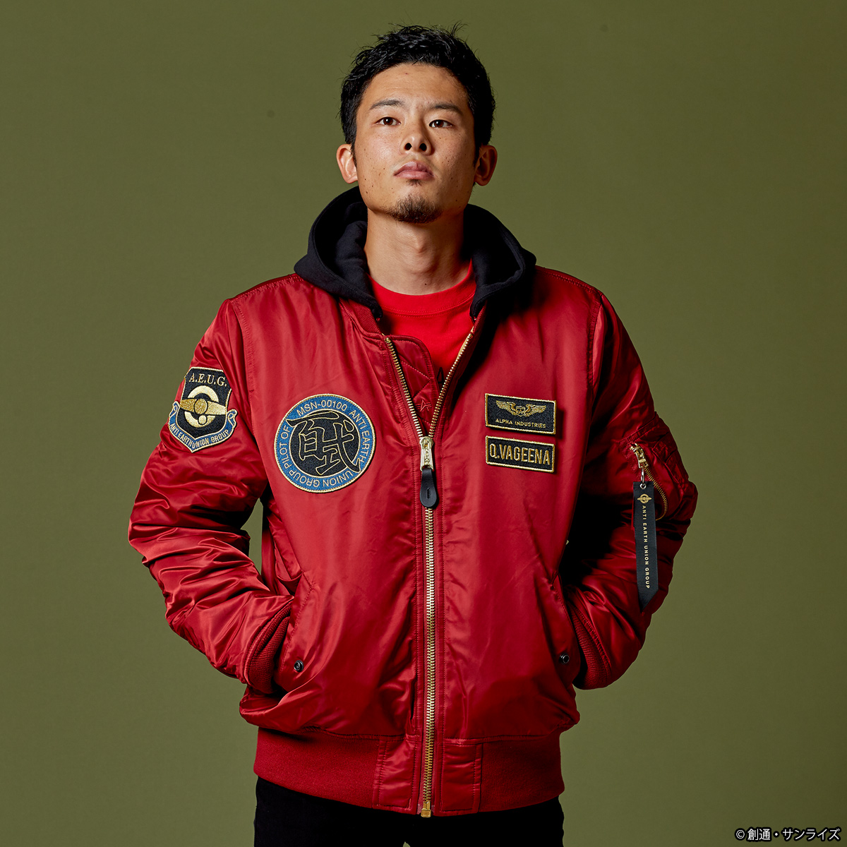 STRICT-G × ALPHA INDUSTRIES MA-1 NATUS 『機動戦士Ζガンダム』クワトロ・バジーナモデル