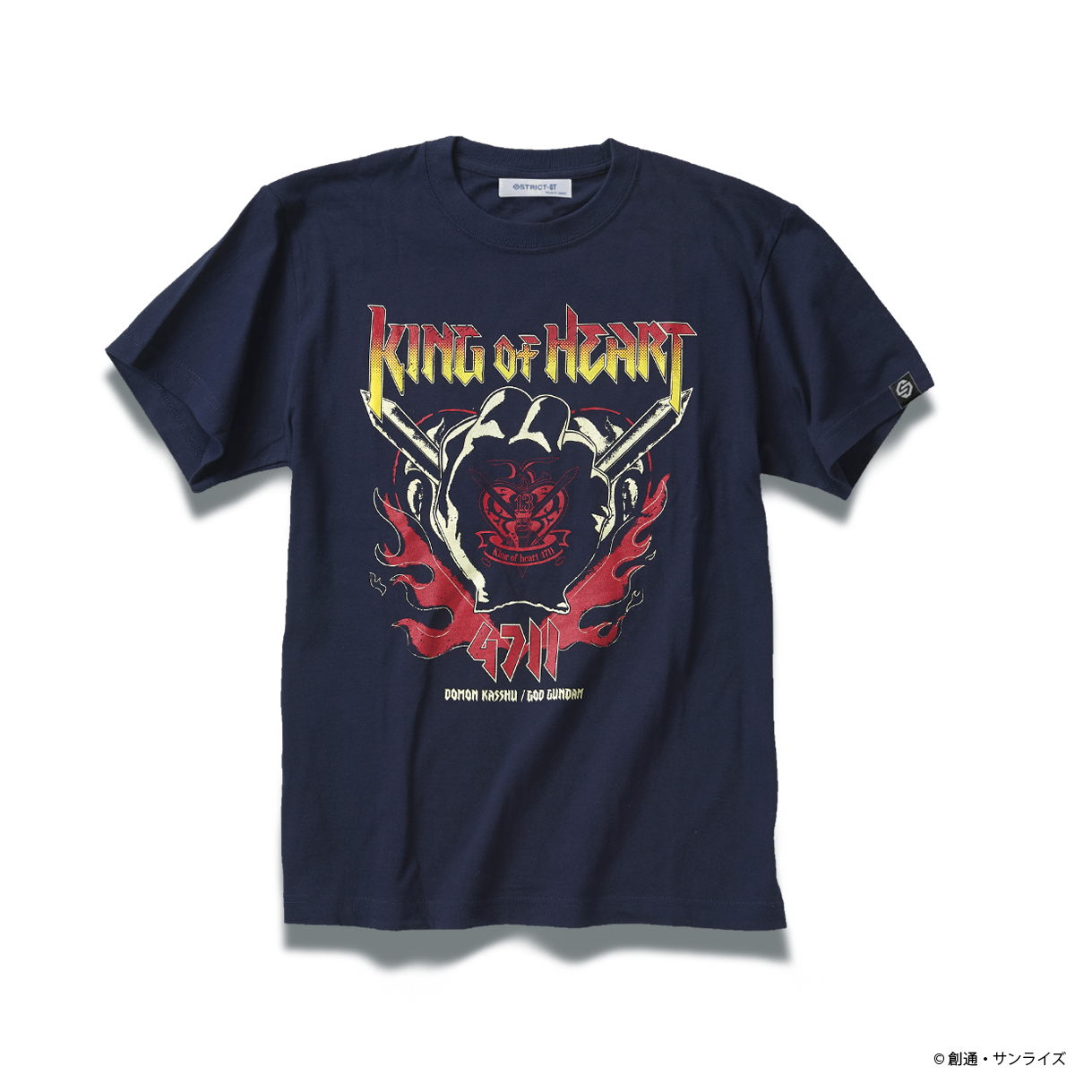 『機動武闘伝 Gガンダム』Tシャツ KING OF HEART柄