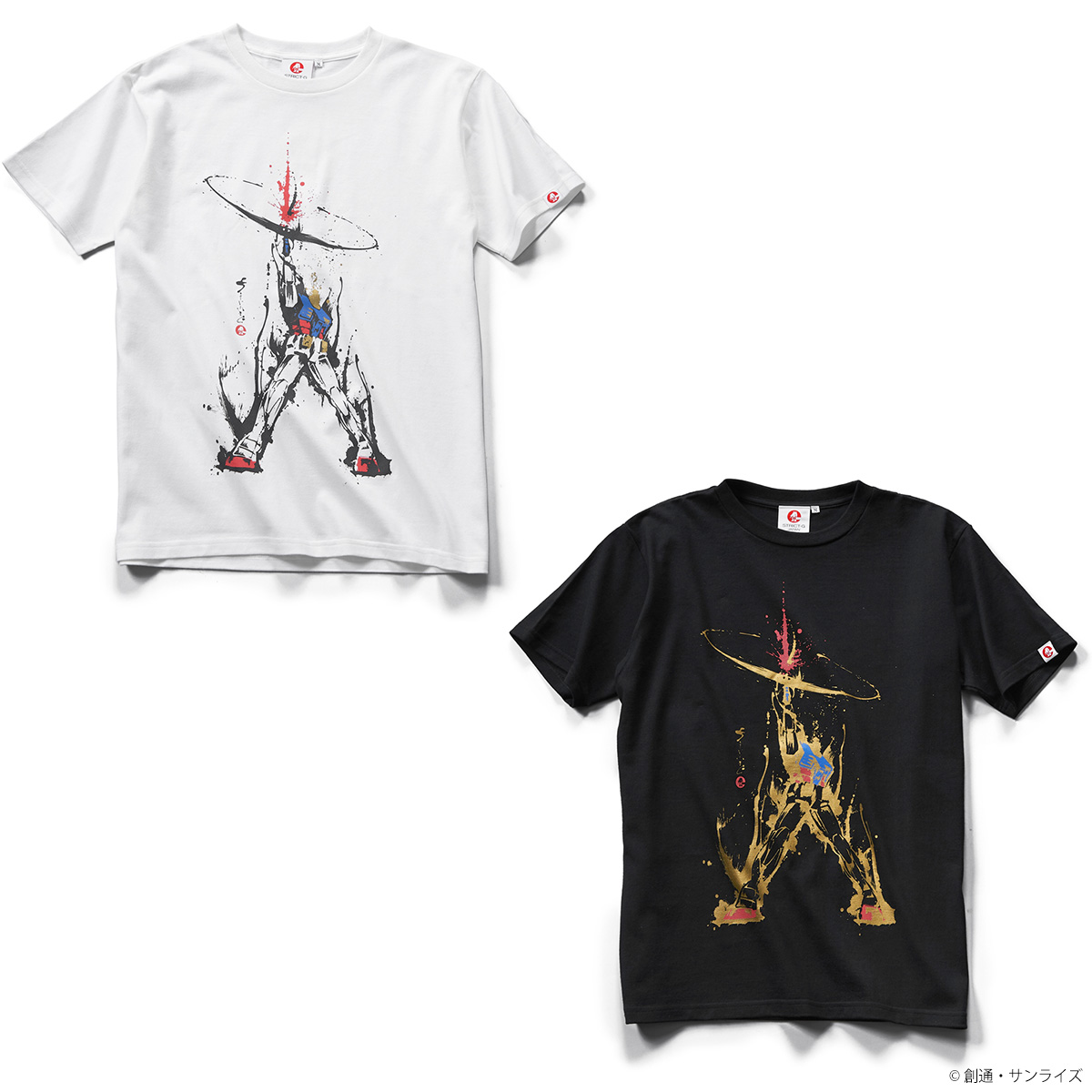 STRICT-G JAPAN『機動戦士ガンダム』筆絵Ｔシャツ ラストシューティング柄