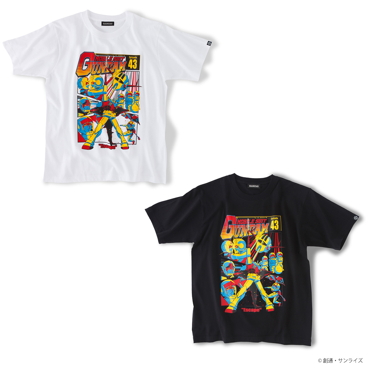 『機動戦士ガンダム』EPISODE Tシャツ エピソード43話「脱出」