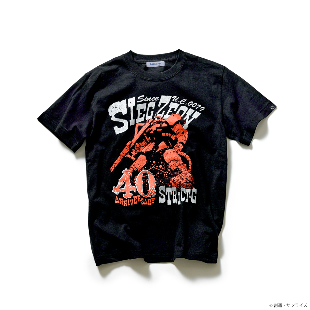 『機動戦士ガンダム』40周年記念 コンバット柄Tシャツ シャア専用ザクII