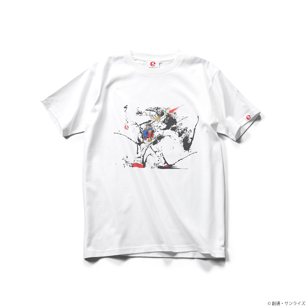 STRICT-G JAPAN『機動戦士ガンダム』筆絵Ｔシャツ ザク一刺し柄