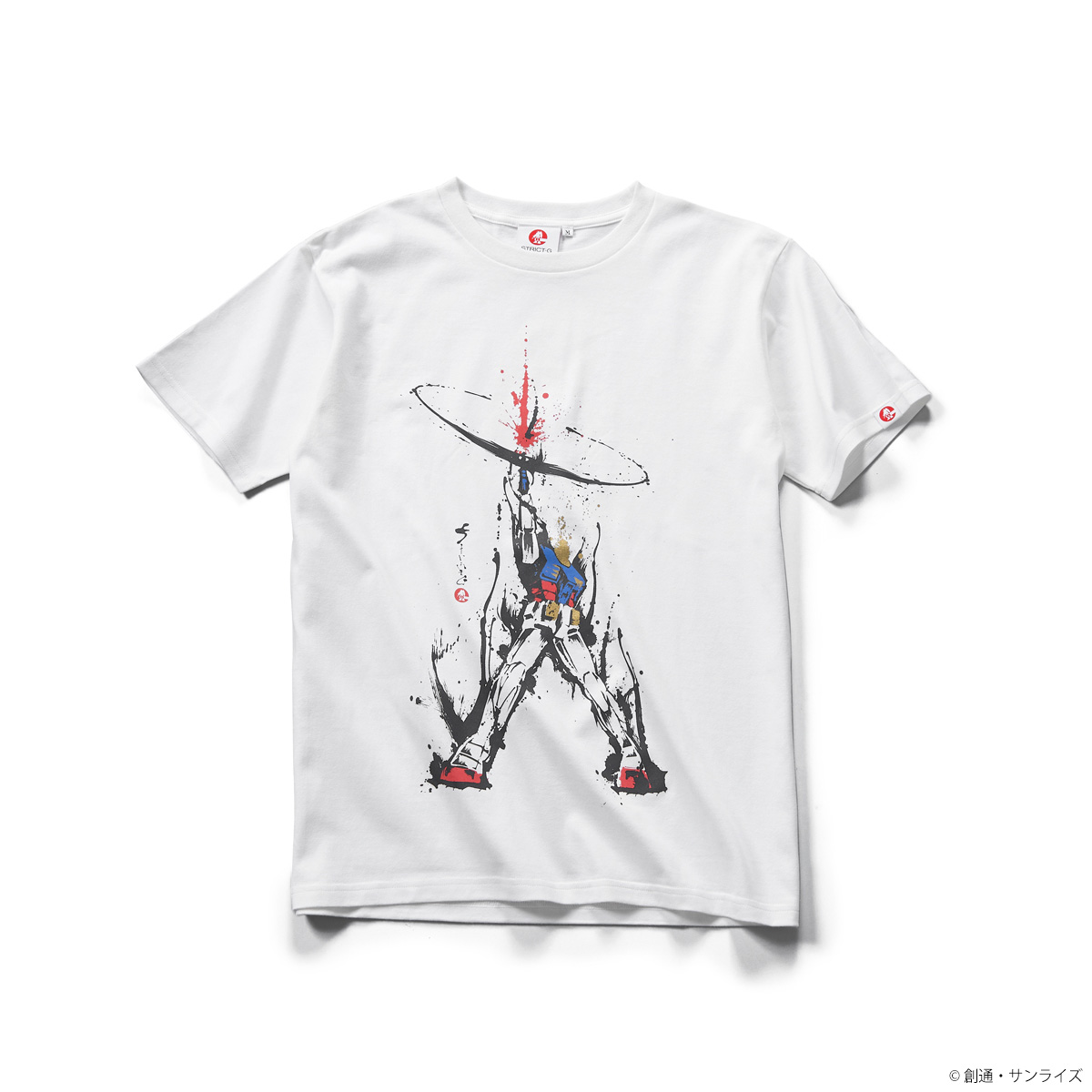 STRICT-G JAPAN『機動戦士ガンダム』筆絵Ｔシャツ ラストシューティング柄