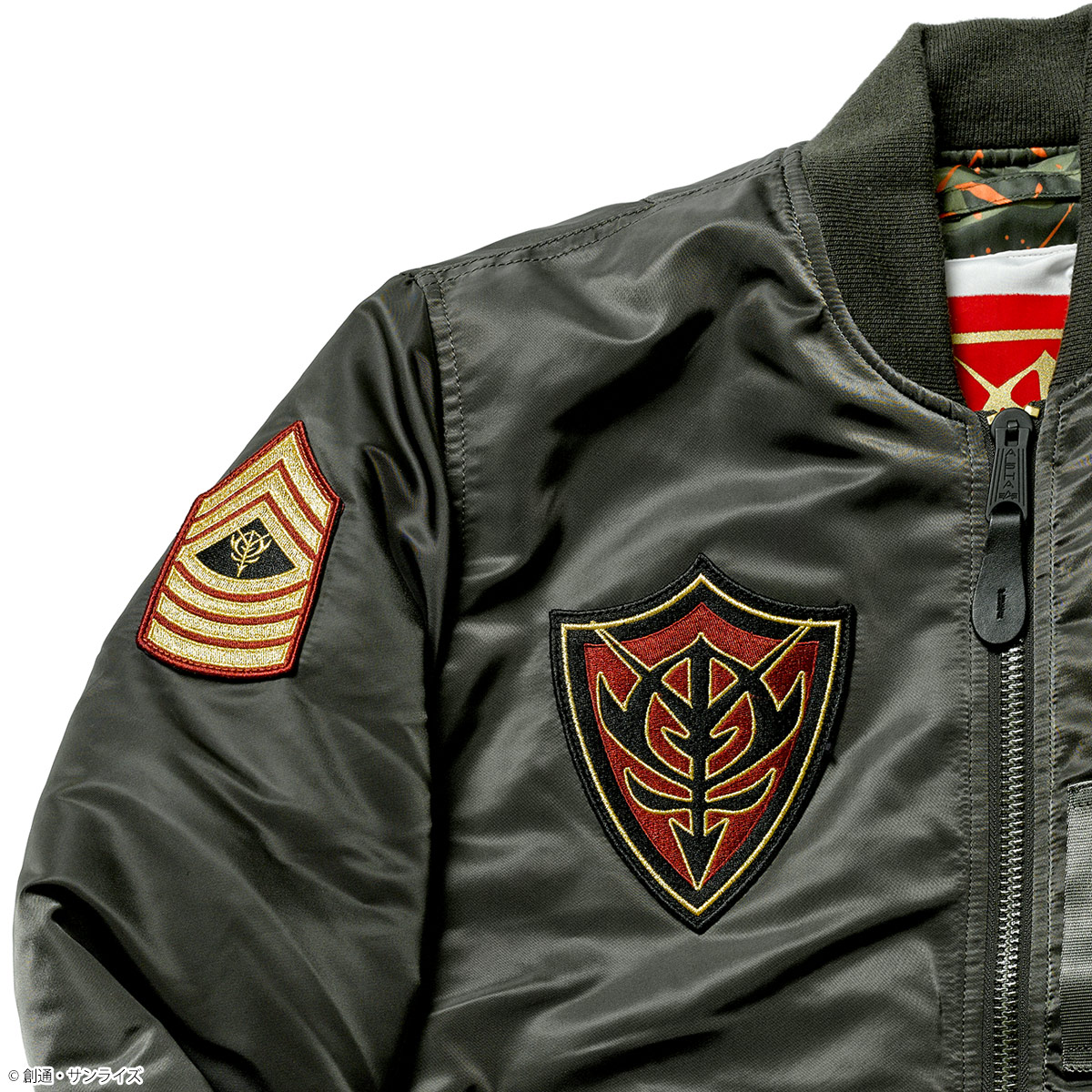 STRICT-G × ALPHA INDUSTRIES MA-1 『機動戦士ガンダム』40周年記念 ジオン軍モデル ｜ STRICT-G