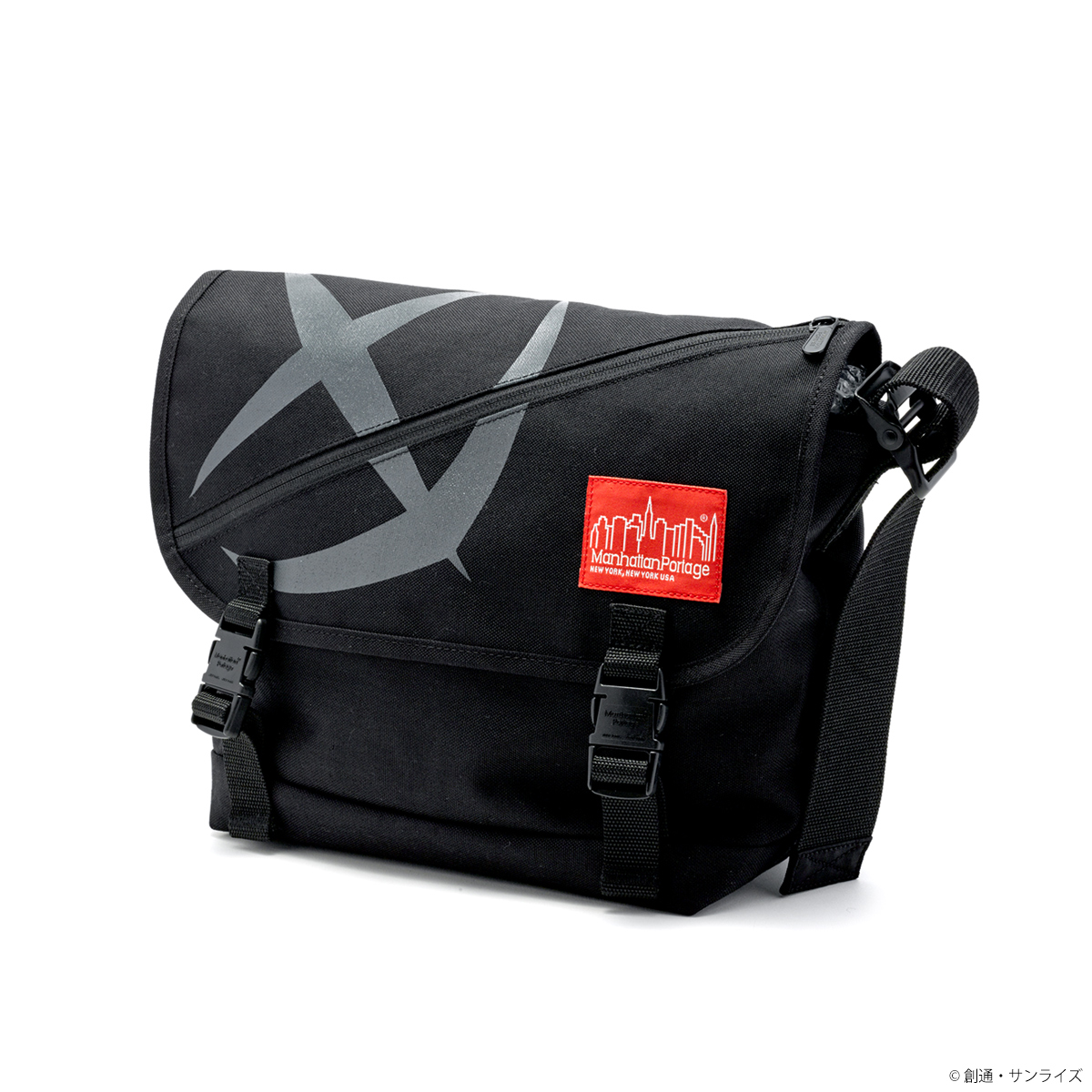 STRICT-G × Manhattan Portage 『機動戦士ガンダム』40周年記念 ヴィンテージメッセンジャーバッグ 地球連邦軍モデル