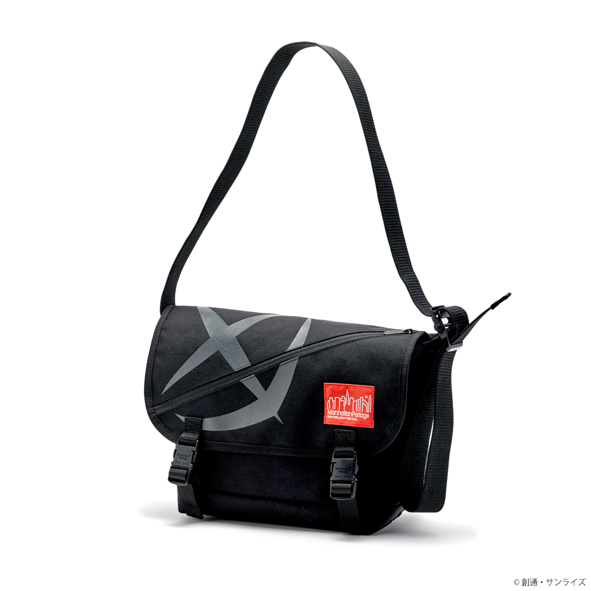 STRICT-G × Manhattan Portage 『機動戦士ガンダム』40周年記念 ヴィンテージメッセンジャーバッグ 地球連邦軍モデル