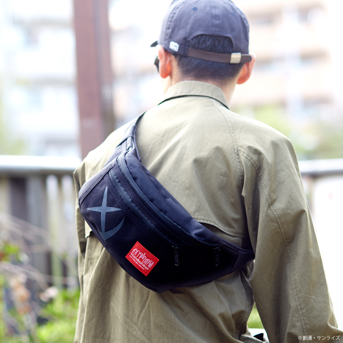 STRICT-G × Manhattan Portage 『機動戦士ガンダム』40周年記念 ウエストバッグ 地球連邦軍モデル