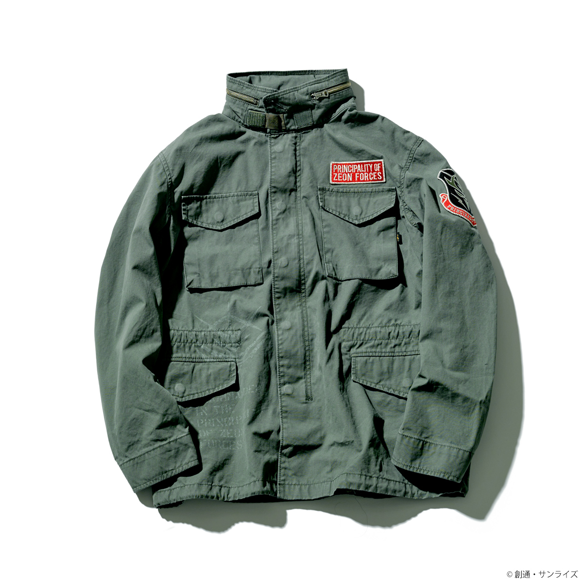 STRICT-G × ALPHA INDUSTRIES M-65 フィールドジャケット 『機動戦士 ...