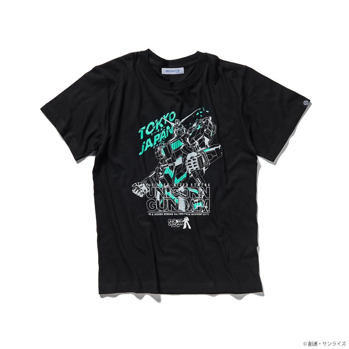 実物大 ユニコーンガンダム立像Tシャツ TOKYO JAPAN柄