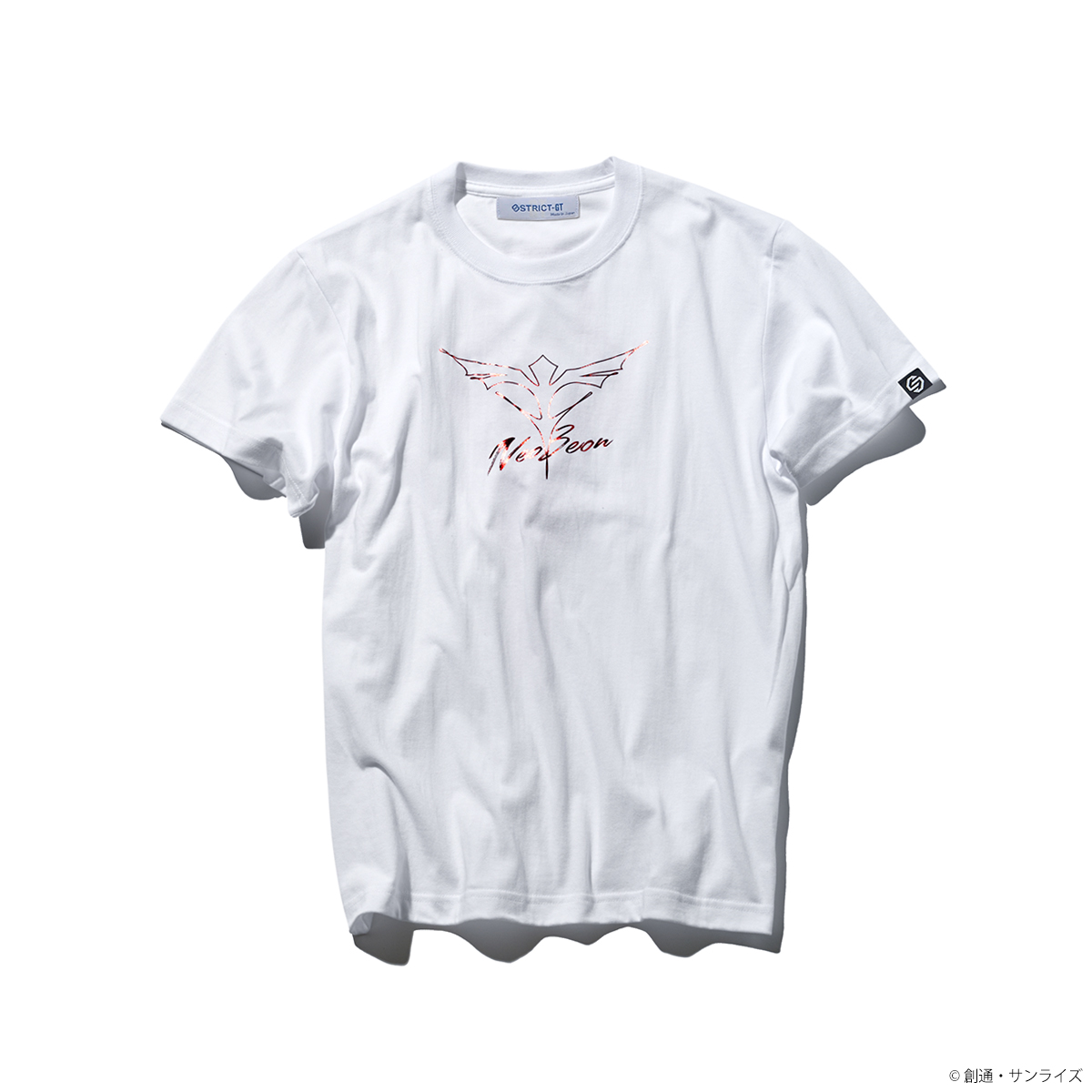 STRICT-G『機動戦士ガンダム 逆襲のシャア』箔プリントTシャツ  サザビー・シールド柄