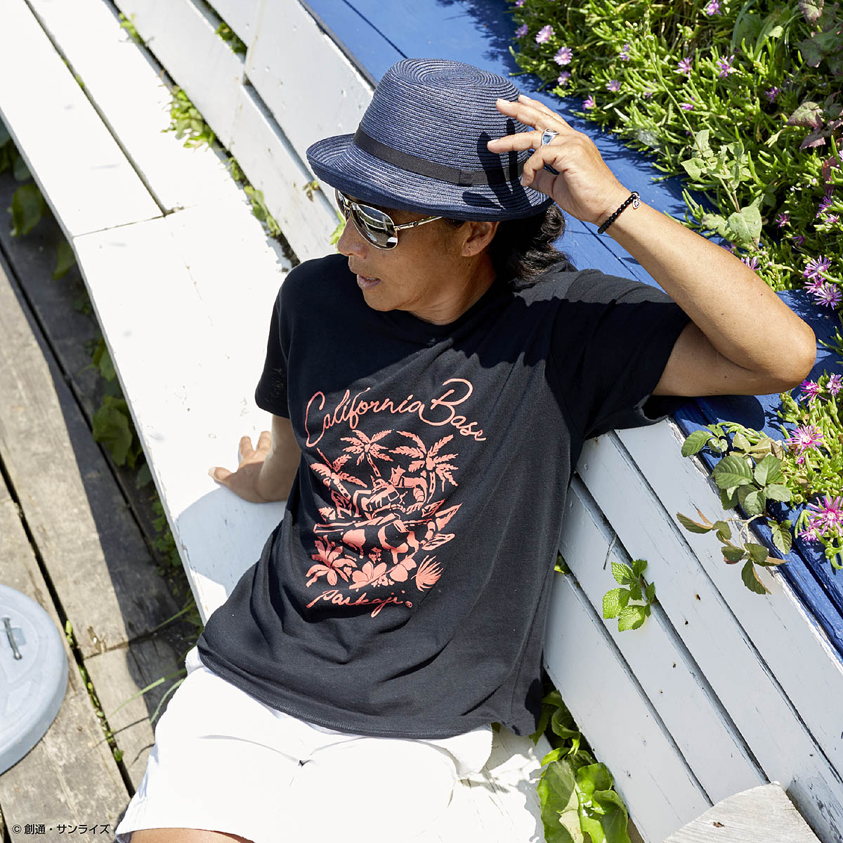 STRICT-G×PAIKAJI Tシャツ California Base柄 シャア専用ザクII