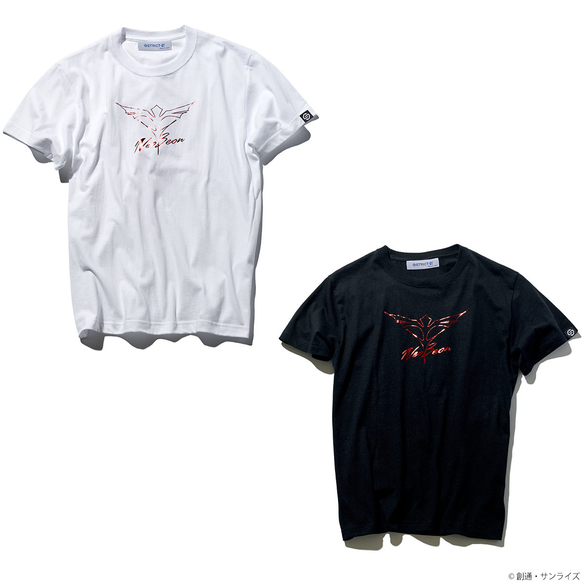 STRICT-G『機動戦士ガンダム 逆襲のシャア』箔プリントTシャツ  サザビー・シールド柄