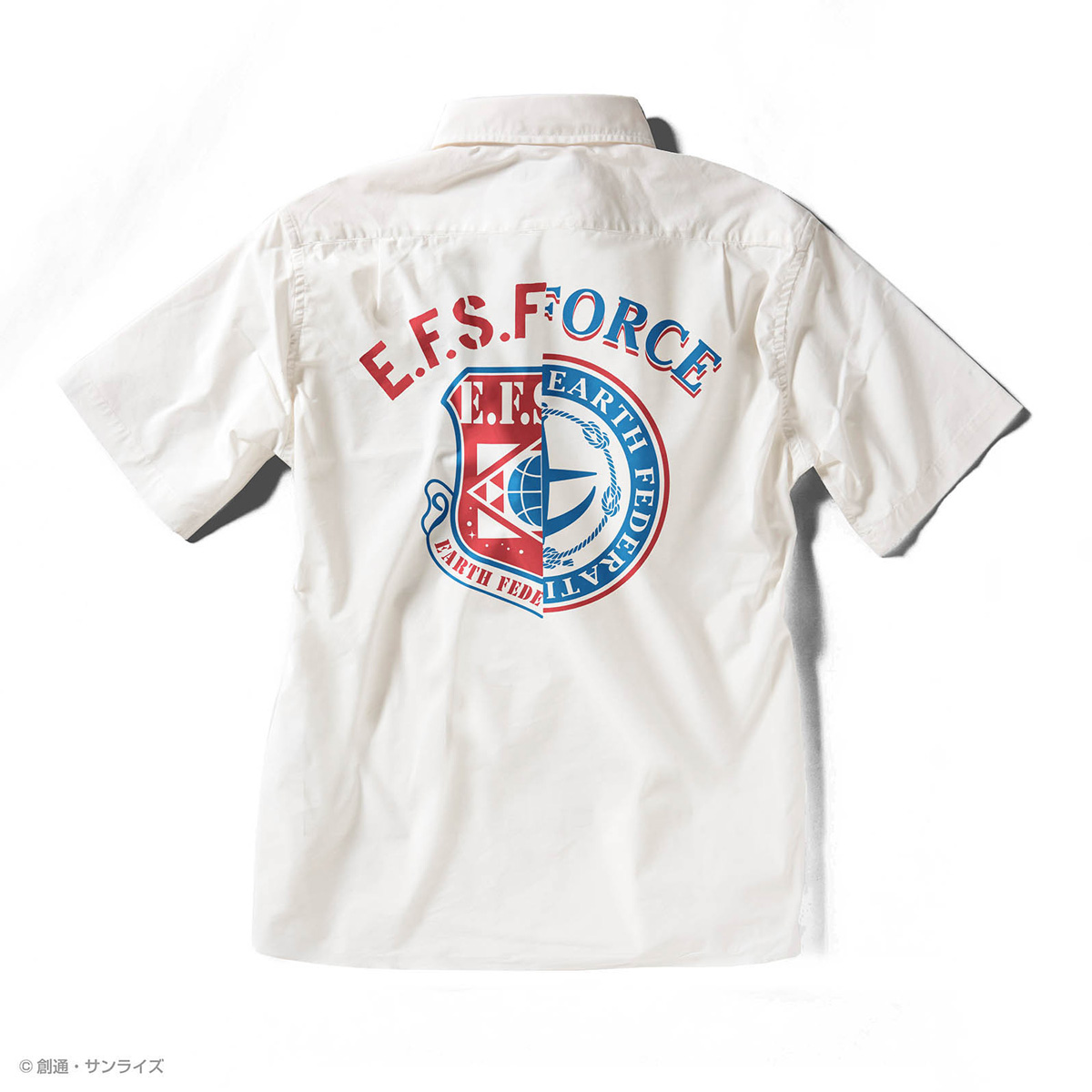 STRICT-G『機動戦士ガンダム』 クールマックス 半袖オープンカラーPt.シャツ E.F.S.F.