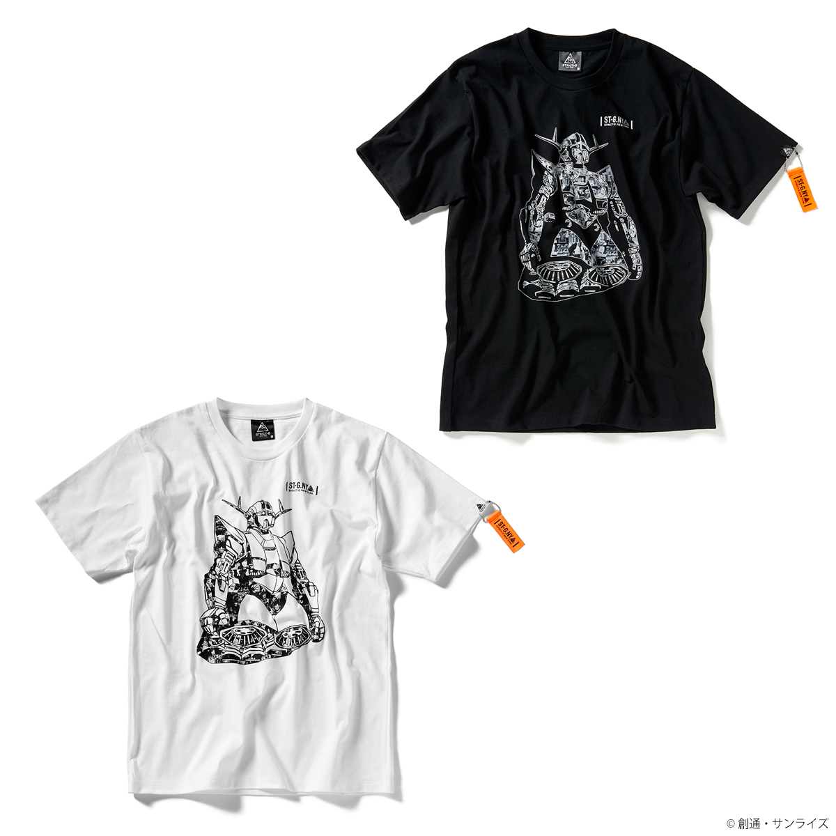 STRICT-G NEW YARK Tシャツ ジオングコラージュ柄