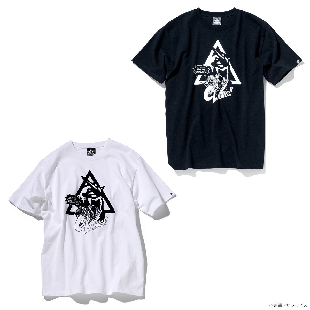 STRICT-G NEW YARK Tシャツ  トライアングルロゴコミック柄