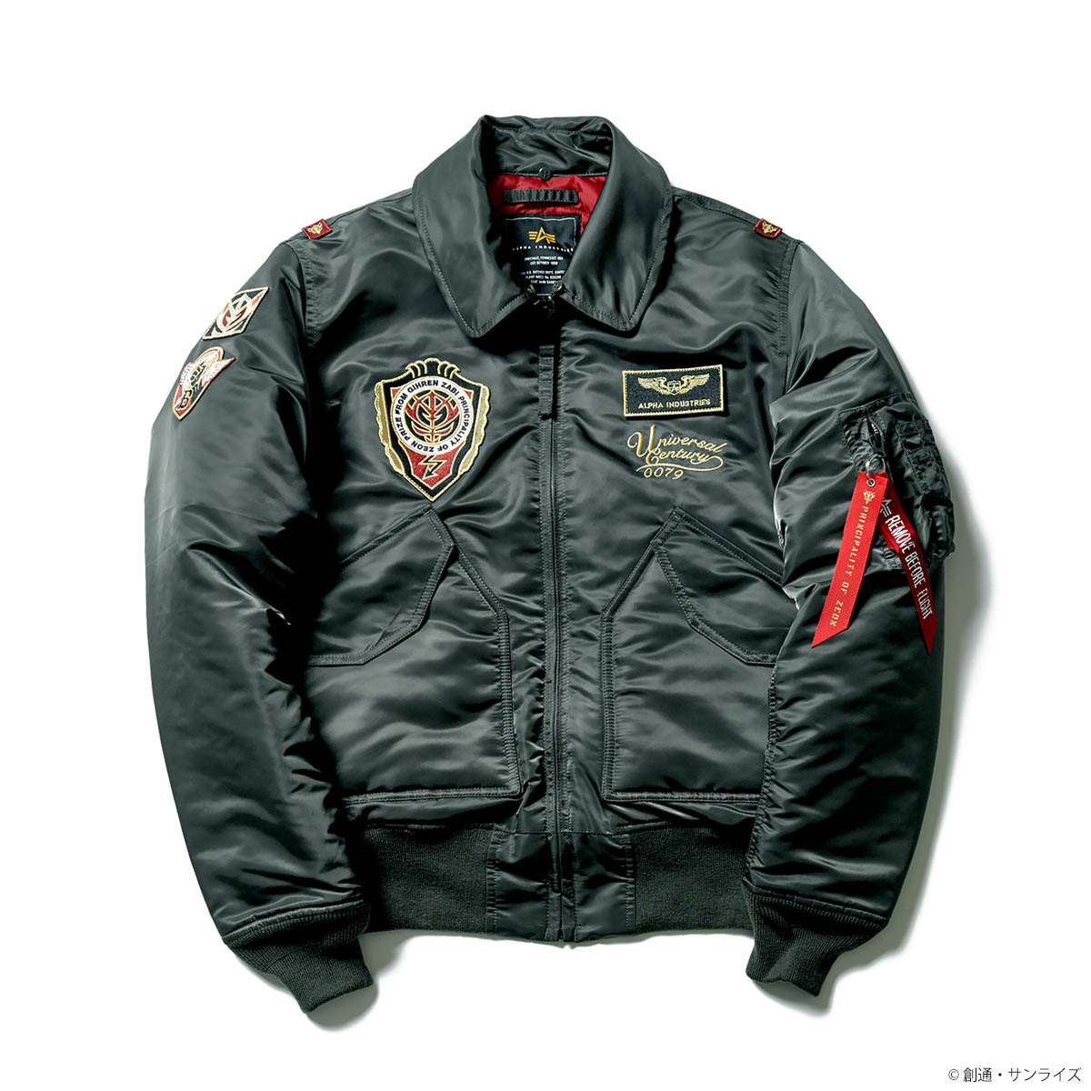 STRICT-G × ALPHA INDUSTRIES  CWU-45/P『機動戦士ガンダム』ブリティッシュ作戦モデル