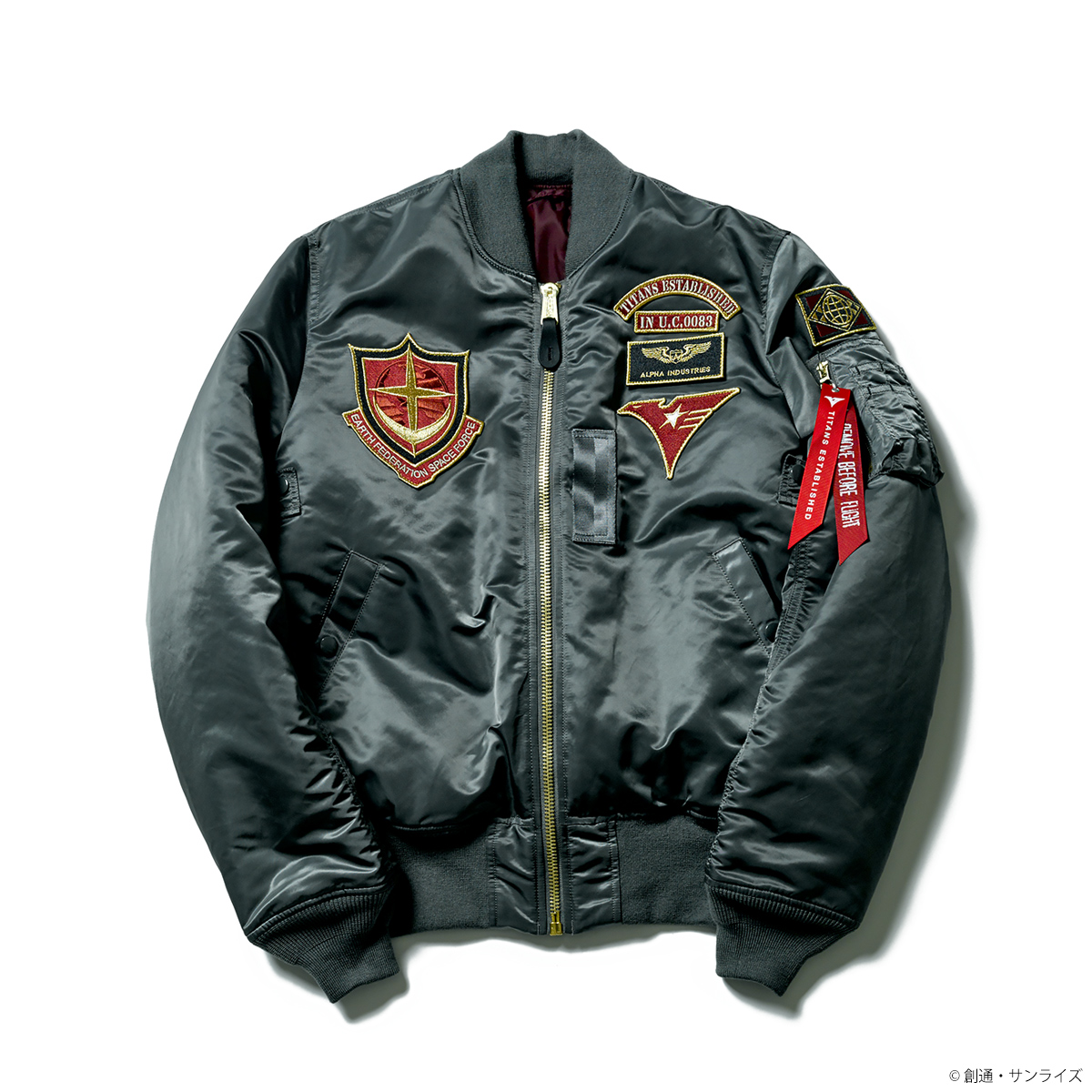 STRICT-G × ALPHA INDUSTRIES MA-1『機動戦士Zガンダム』ティターンズモデル ｜ STRICT-G