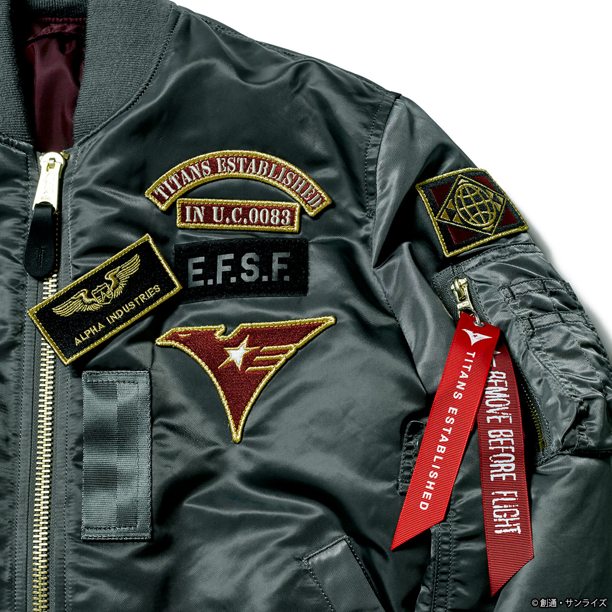 STRICT-G × ALPHA INDUSTRIES MA-1『機動戦士Zガンダム』ティターンズ ...