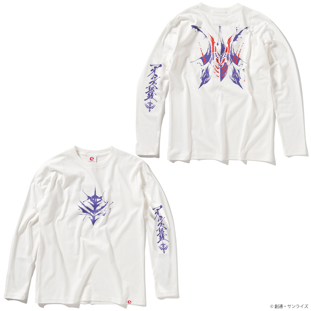 STRICT-G JAPAN 『機動戦士Zガンダム』長袖Tシャツ キュベレイ筆絵柄