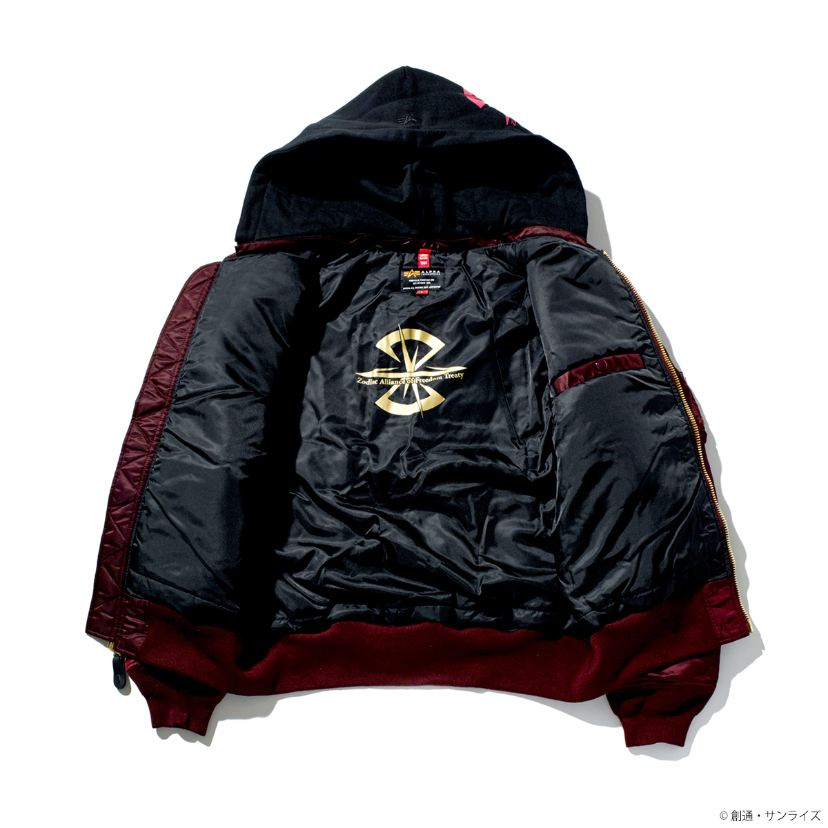 STRICT-G×ALPHA INDUSTRIES MA-1 NATUS『機動戦士ガンダムSEED』アスラン・ザラモデル