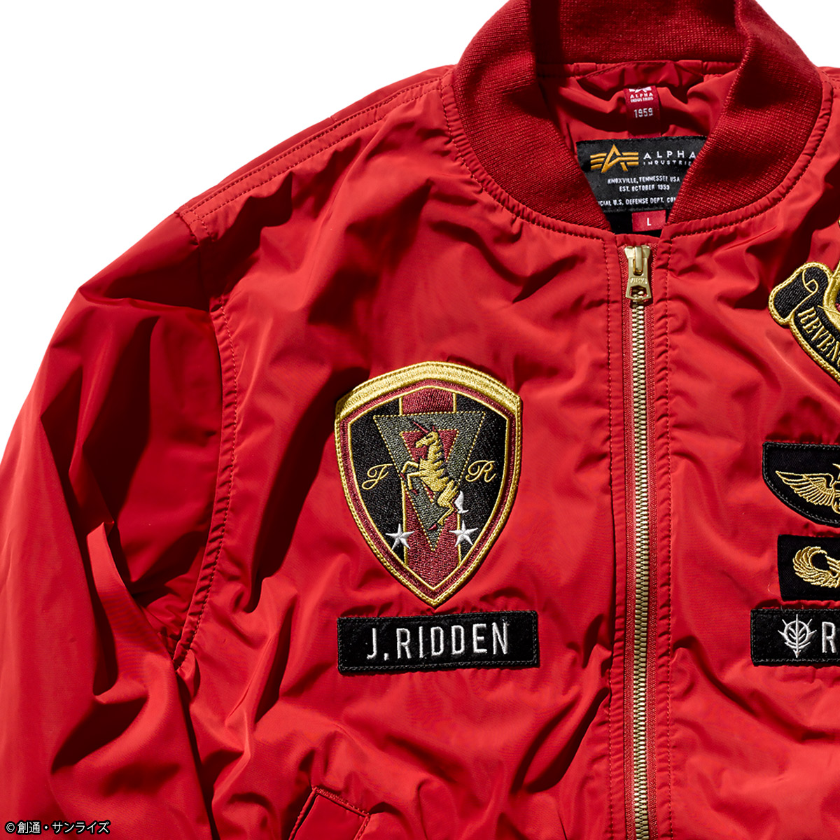 STRICT-G ALPHA INDUSTRIES LIGHT MA-1 『機動戦士ガンダム』 シン ...