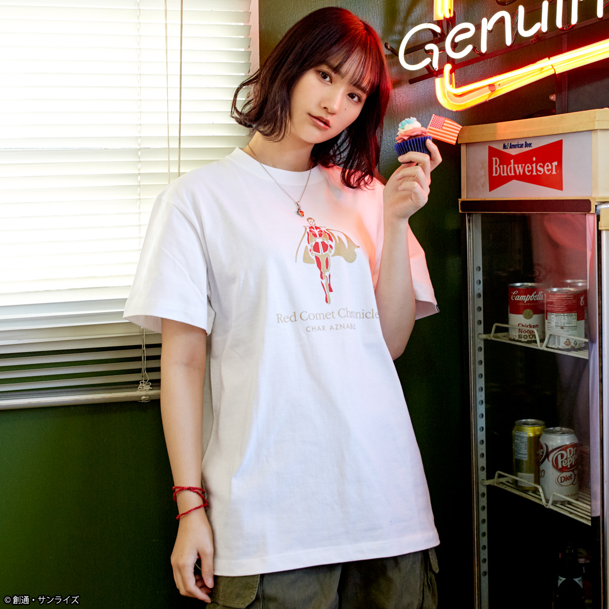 STRICT-G『機動戦士ガンダム 逆襲のシャア』Red Comet Chronicle Tシャツ シャア・アズナブル