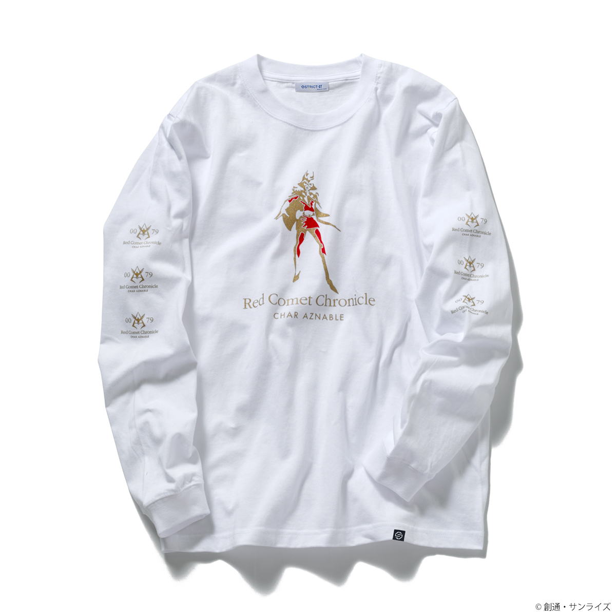 STRICT-G『機動戦士ガンダム』Red Comet Chronicle 長袖Tシャツ シャア・アズナブル