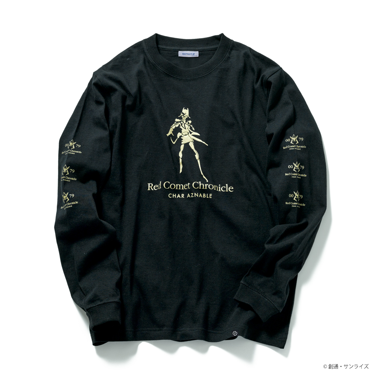 STRICT-G『機動戦士ガンダム』Red Comet Chronicle 長袖Tシャツ シャア・アズナブル