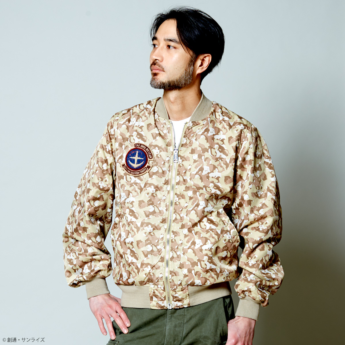 STRICT-G ALPHA INDUSTRIES  LIGHT MA-1 COTTON『機動戦士ガンダム 第08MS小隊』 第08小隊モデル