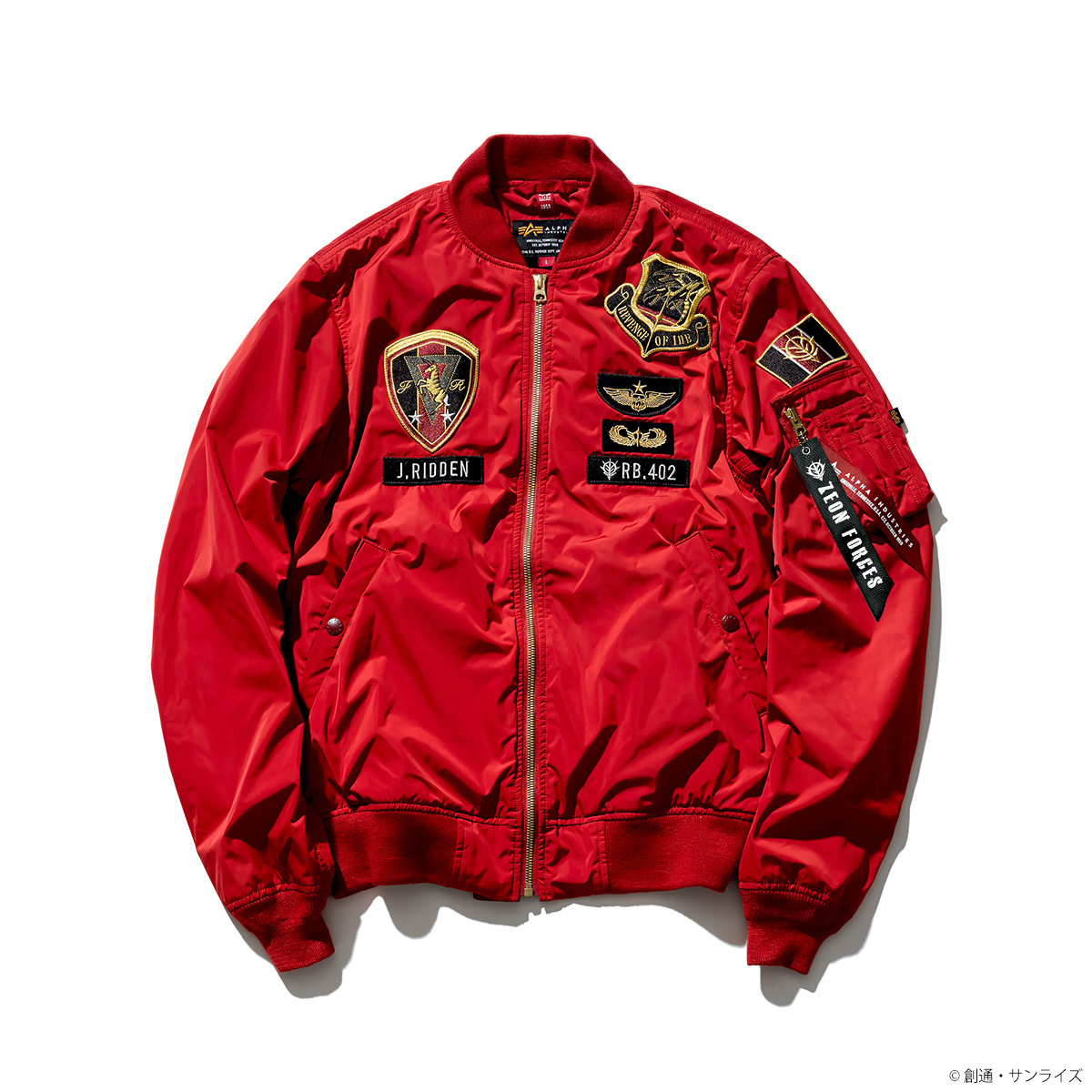 STRICT-G ALPHA INDUSTRIES LIGHT MA-1 『機動戦士ガンダム』 シン ...