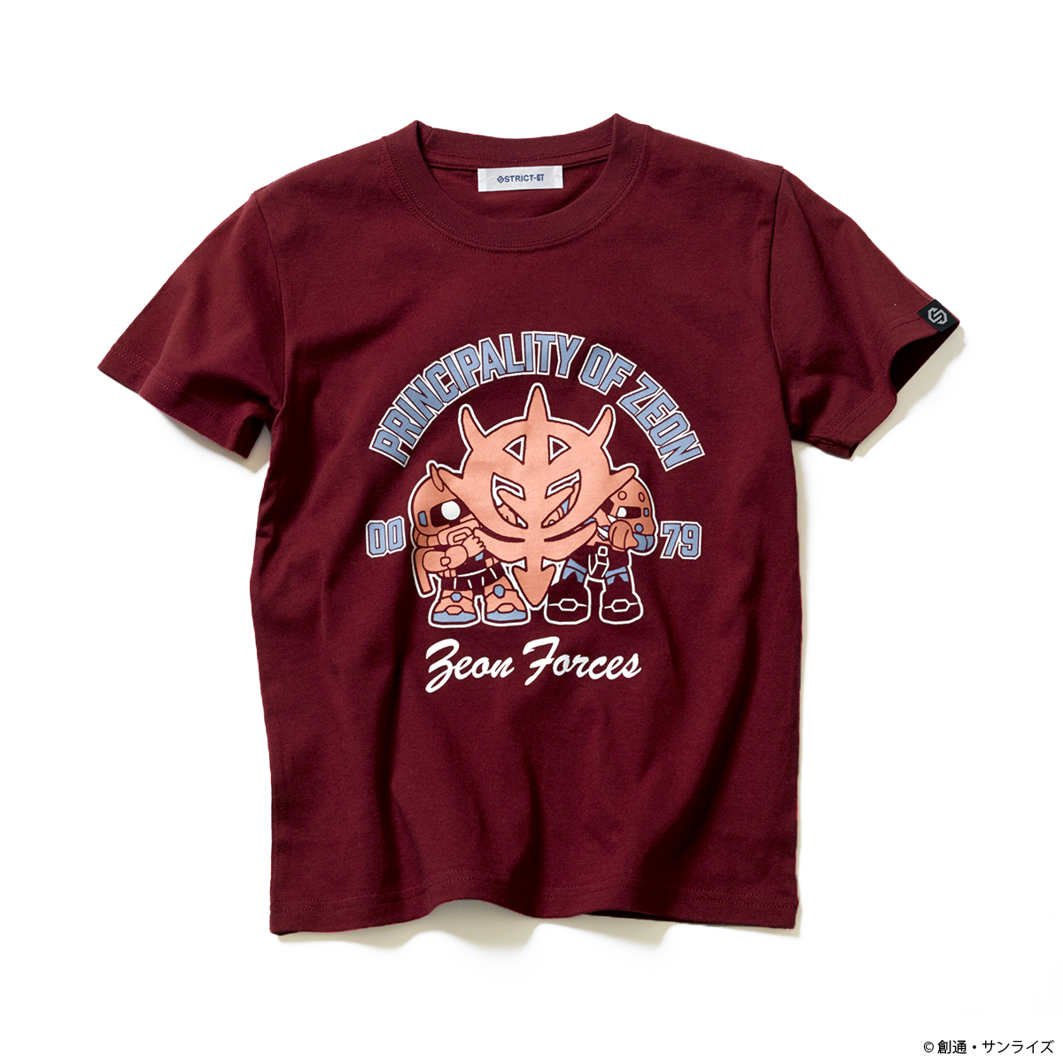 STRICT-G『機動戦士ガンダム』 キッズTシャツ  ZEON FORCES柄