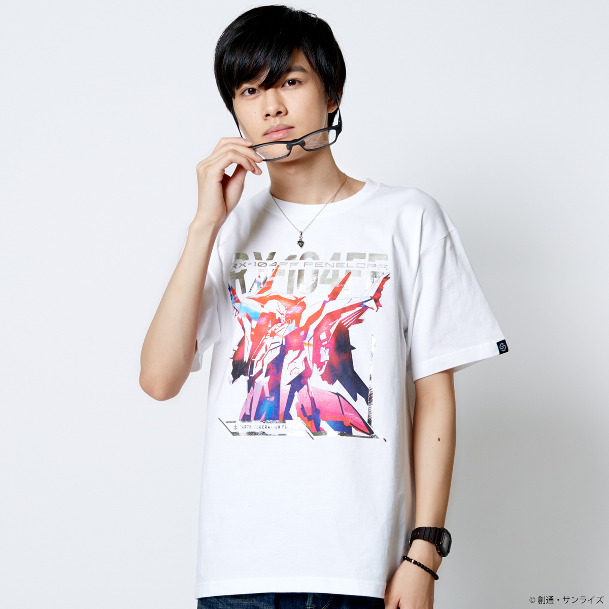 STRICT-G『機動戦士ガンダム 閃光のハサウェイ』 Tシャツ 箔グラデーション ペーネロペー