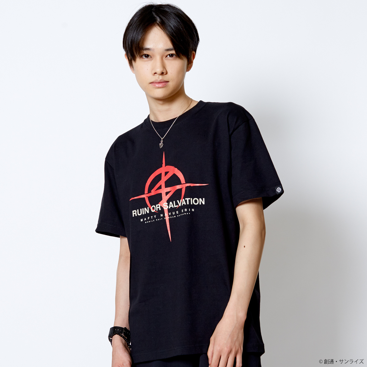 STRICT-G『機動戦士ガンダム 閃光のハサウェイ』 Tシャツ マフティーロゴ