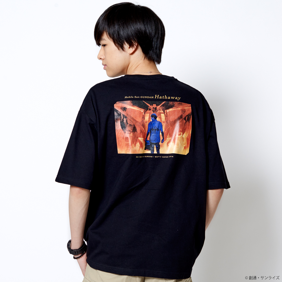 STRICT-G『機動戦士ガンダム 閃光のハサウェイ』 ポケット付きビッグTシャツ ティザービジュアル