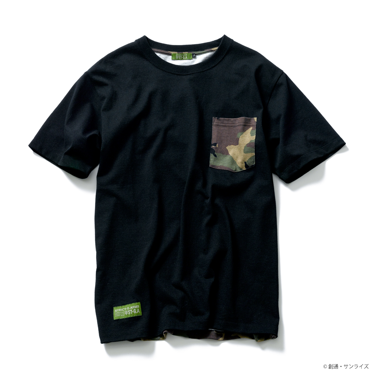 STRICT-G.ARMS『機動戦士ガンダム』 カモフラージュ切替ポケットTシャツ ZEON FORCES