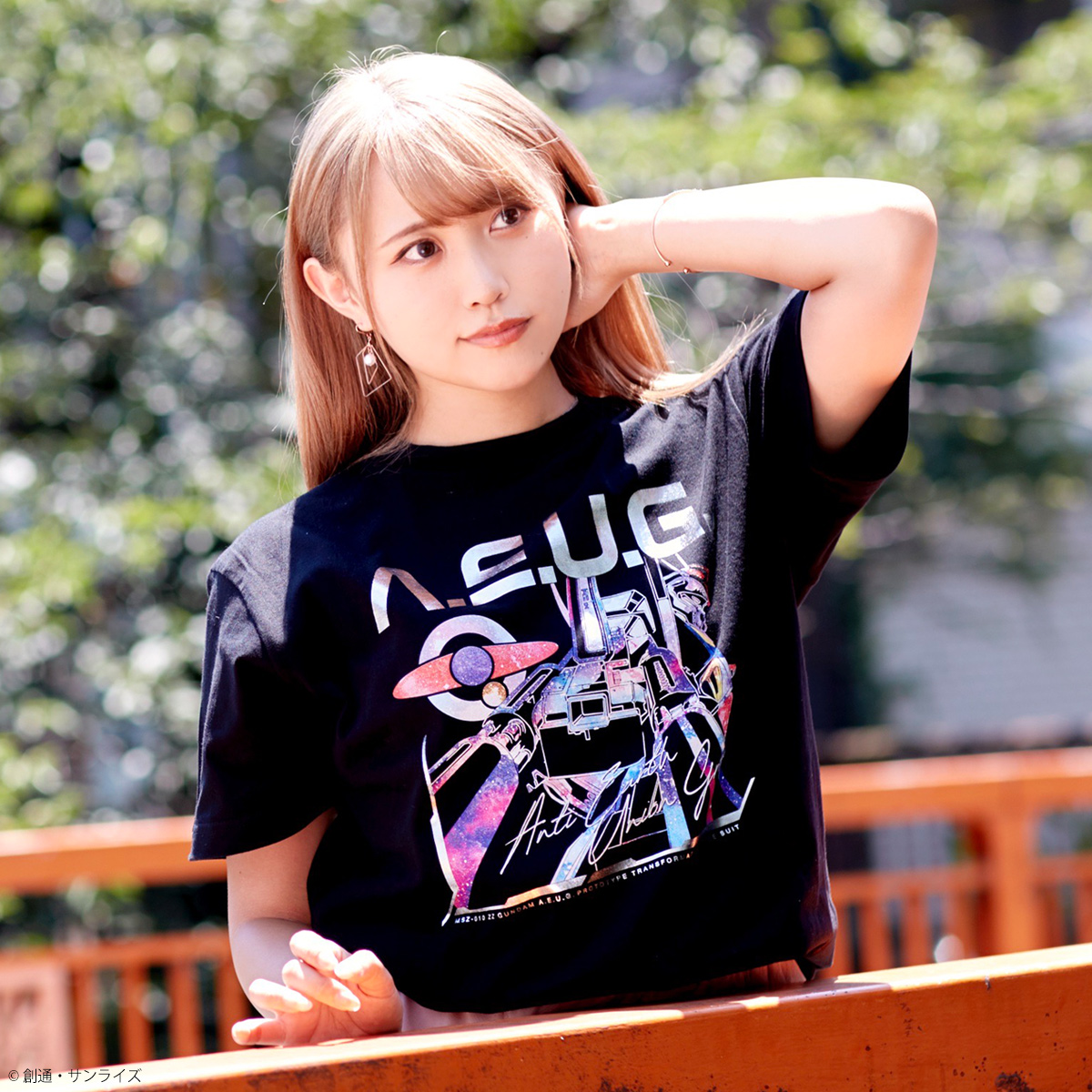 STRICT-G『機動戦士ガンダムZZ』 Tシャツ グラデーション ZZガンダム