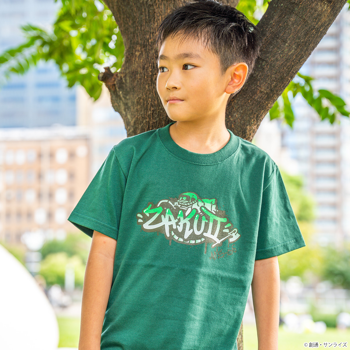 STRICT-G「機動戦士ガンダム」 GUNDAMGRAFFITI KIDS Tシャツ ZAKUⅡ