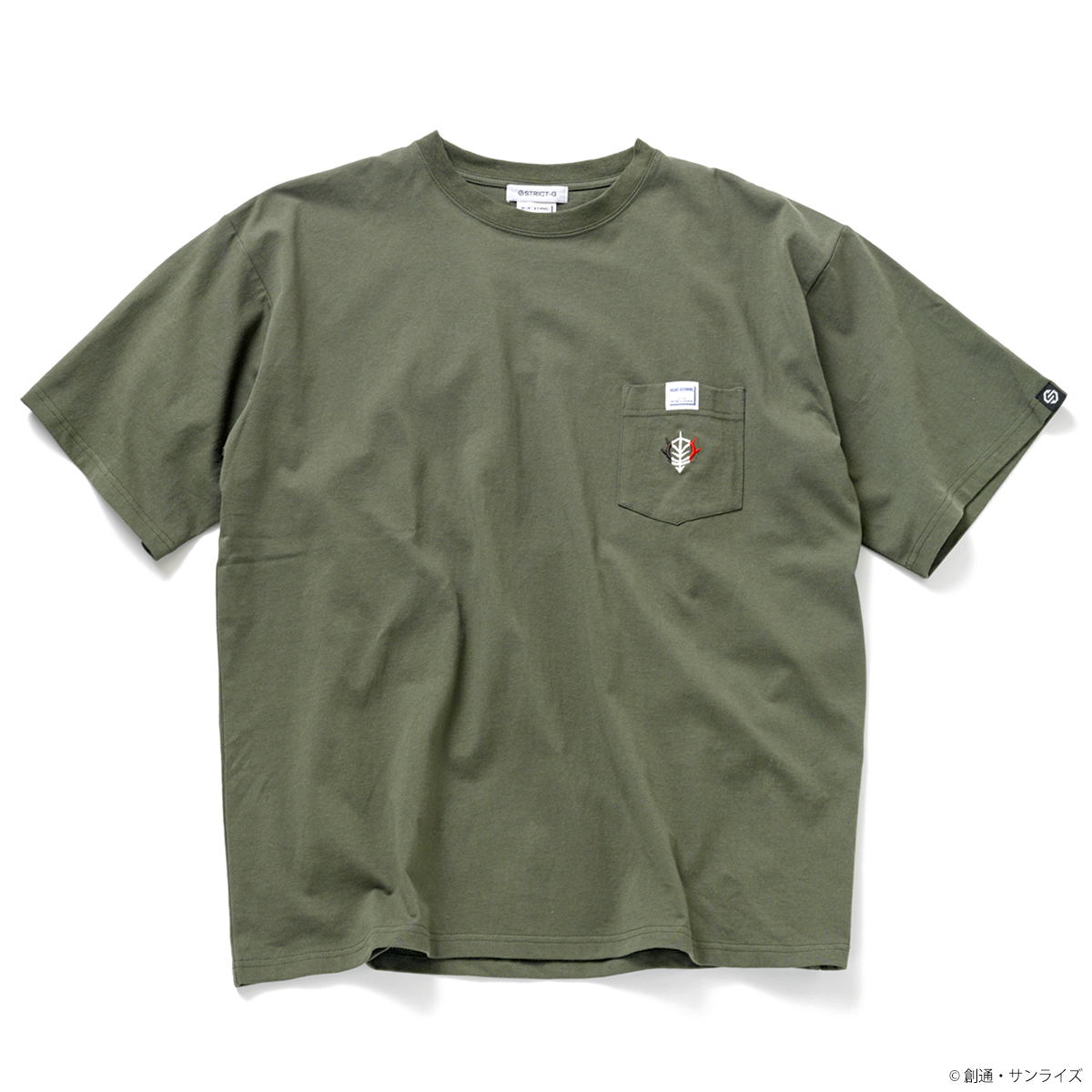 STRICT-G MONT KEMMEL『機動戦士ガンダム』ポケットTシャツ ZEON FORCES