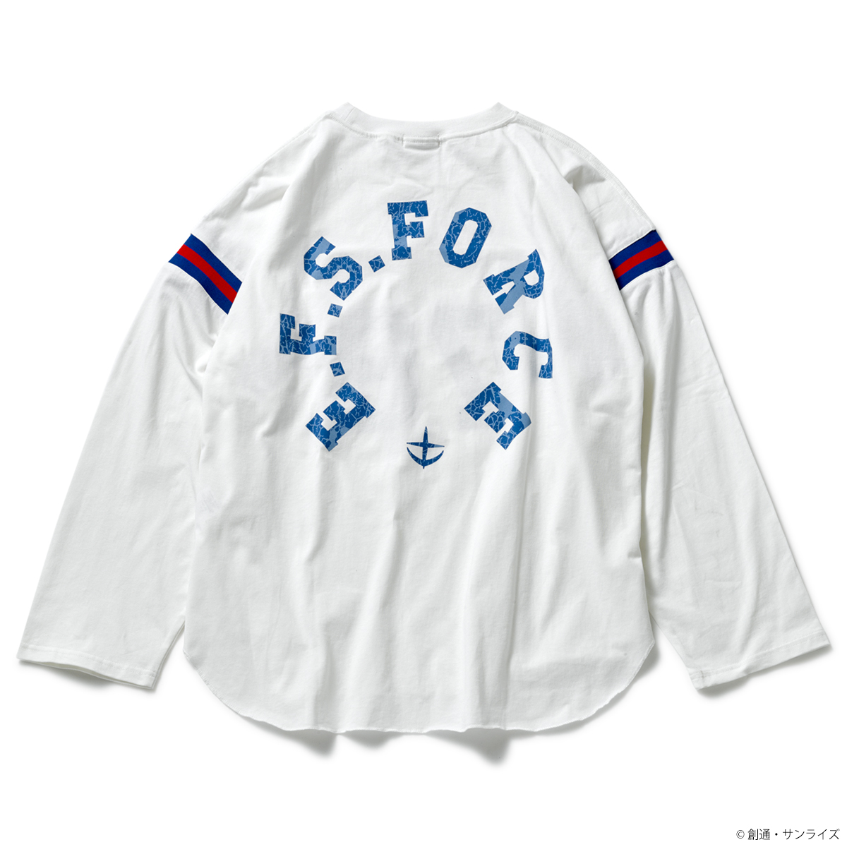 STRICT-G.Fab Goodwear『機動戦士ガンダム』 フットボールロングスリーブTシャツ E.F.S.FORCE