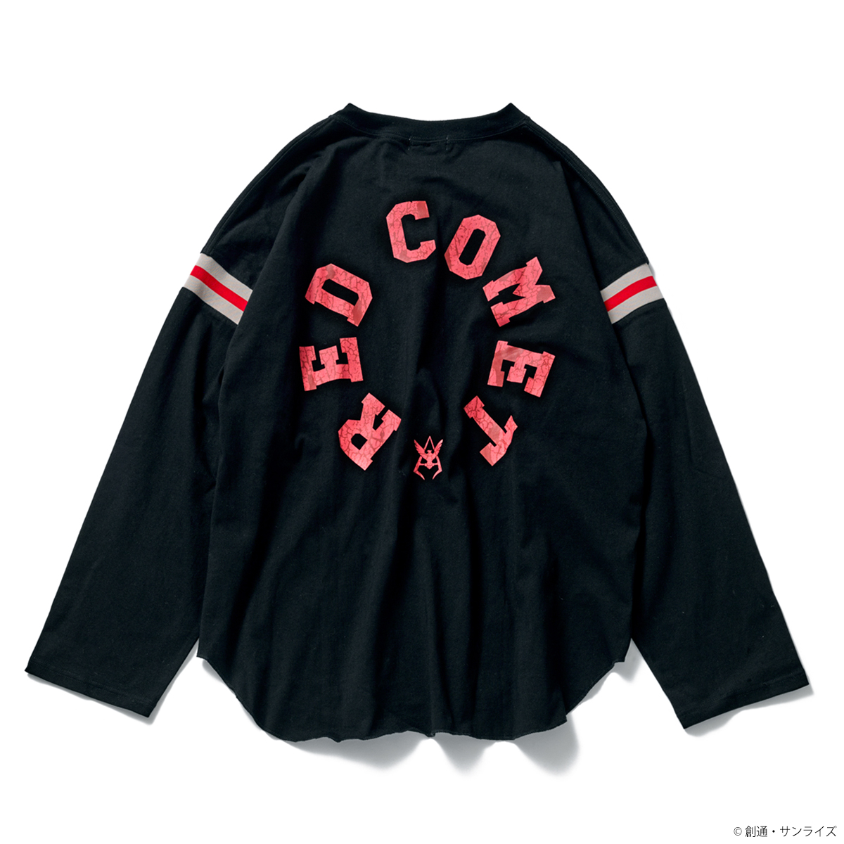 STRICT-G.Fab Goodwear『機動戦士ガンダム』 フットボールロングスリーブTシャツ RED COMET