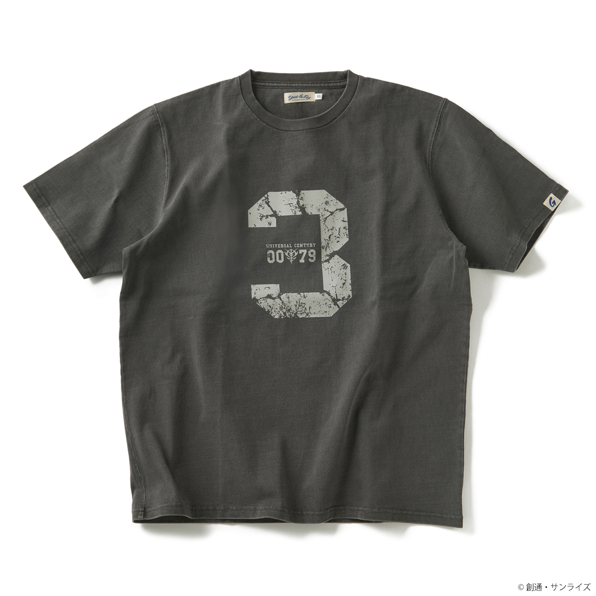 STRICT-G.Fab『機動戦士ガンダム』半袖Tシャツ 黒い三連星