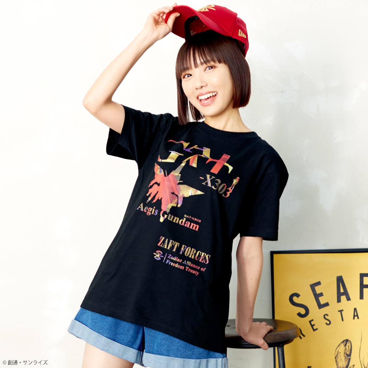 STRICT-G『機動戦士ガンダムSEED』Tシャツ イージスガンダム