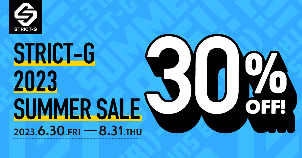 STRICT-G「2023 SUMMER SALE」を開催!