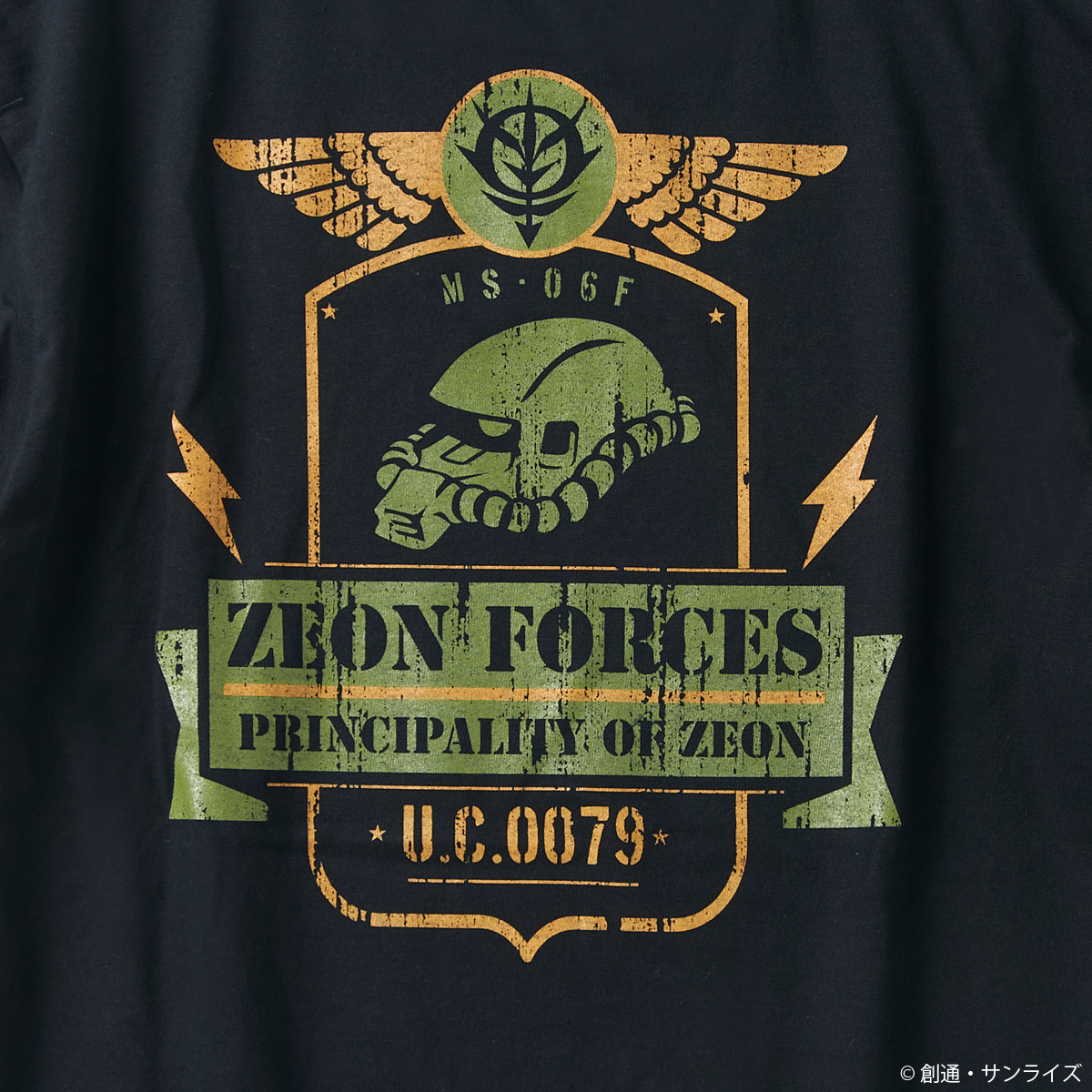 STRICT-G.ARMS『機動戦士ガンダム』ノーズアートTシャツ  ZAKU II