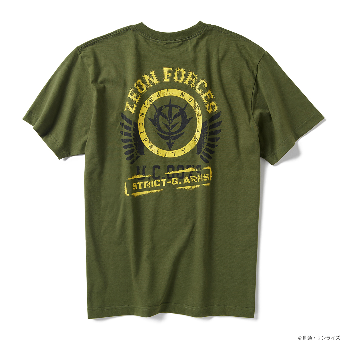 STRICT-G.ARMS『機動戦士ガンダム』ノーズアートTシャツ ZEON FORCES