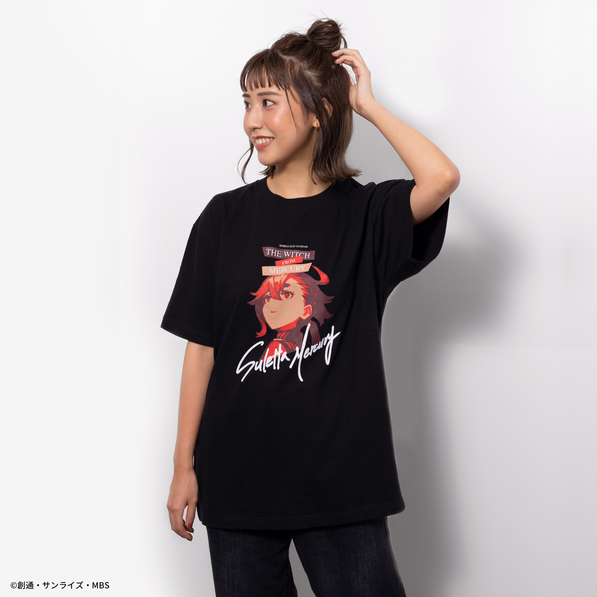 STRICT-G『機動戦士ガンダム 水星の魔女』Tシャツ スレッタ・マーキュリー